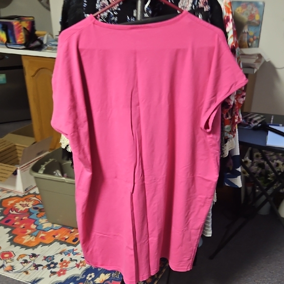 ellos Pink and White Cozy Pajama Set - Picture 4 of 4